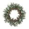 Glitzhome® 24" Christmas Pinecone, Leaf & Berry Wreath